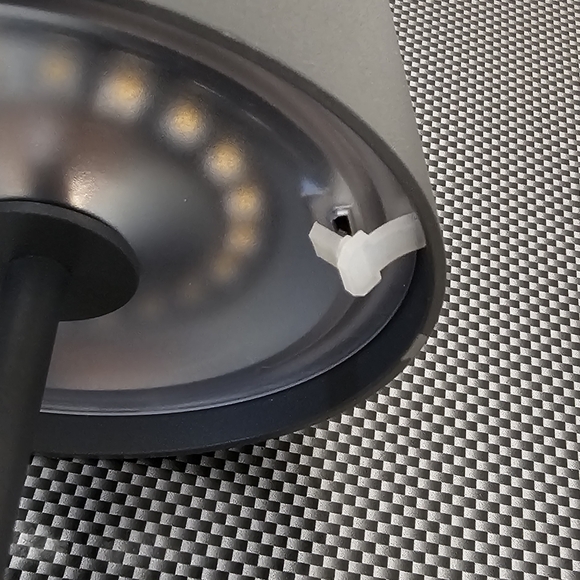 Zafferano OLIVIA Mini Table Lamp dark grey battery operated - Picture 4 of 9